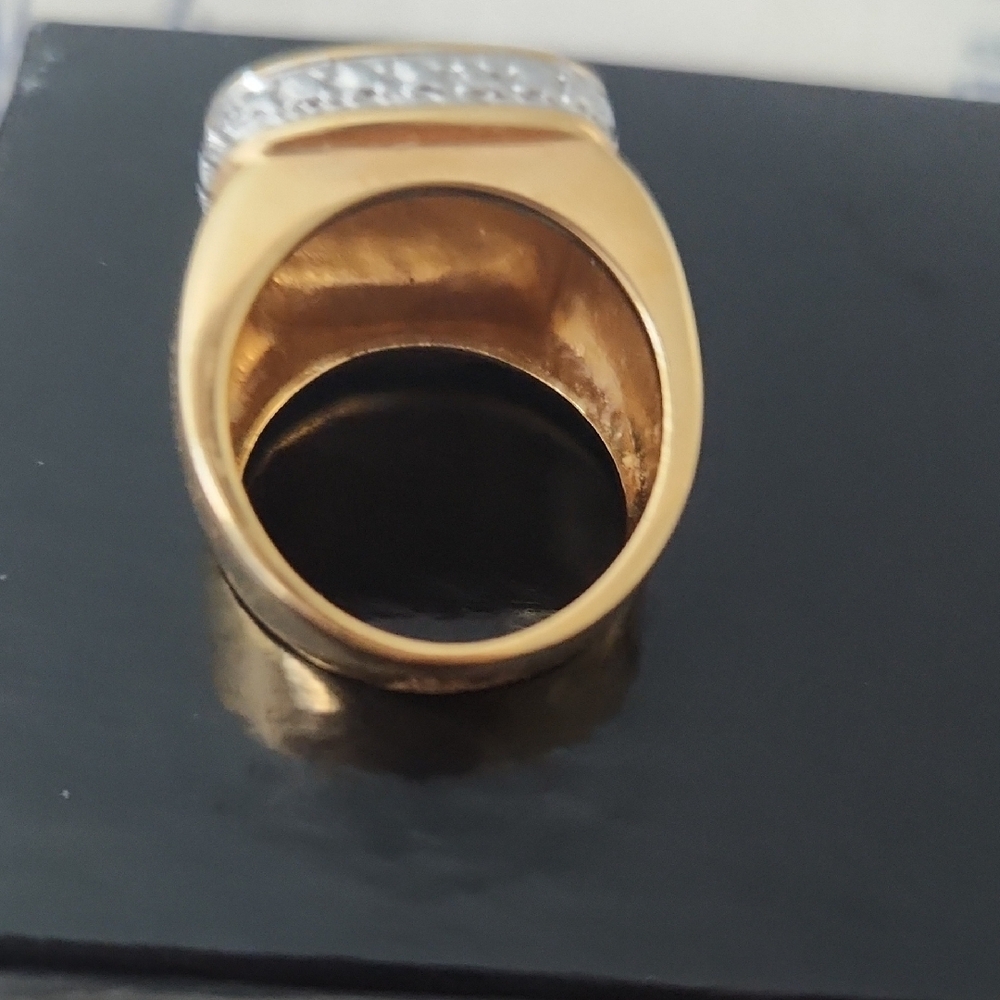 Gold-Plated Sterling Silver Statement Ring - image 6